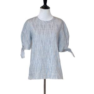 10 Crosby Derek Lam striped crew neck ties Top Size 2